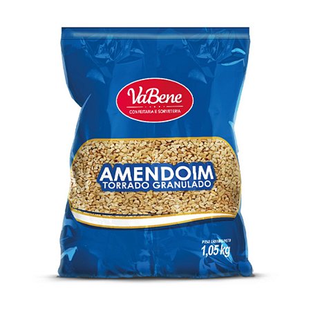 AMENDOIM TORRADO GRANULADO 1,05KG - VABENE