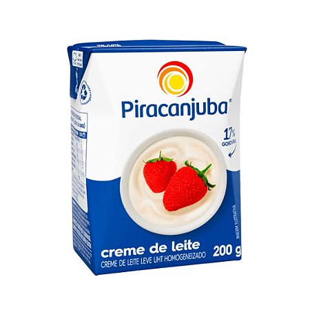 CREME DE LEITE 200G - PIRACANJUBA