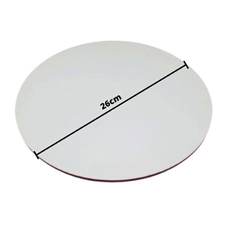 CAKE BOARD MDF BRANCO Nº26 - CURIFEST