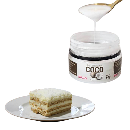 Pasta Saborizante De Coco 90g Massas Sobremesas Mago