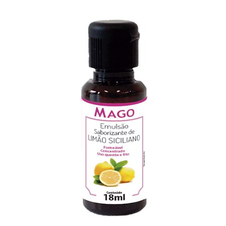 EMULSÃO SABORIZANTE DE LIMÃO SICILIANO 18ML - MAGO