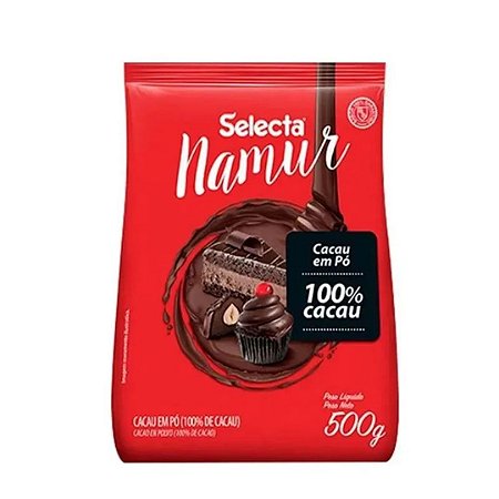 CACAU EM PÓ NAMUR 100% 500G SELECTA