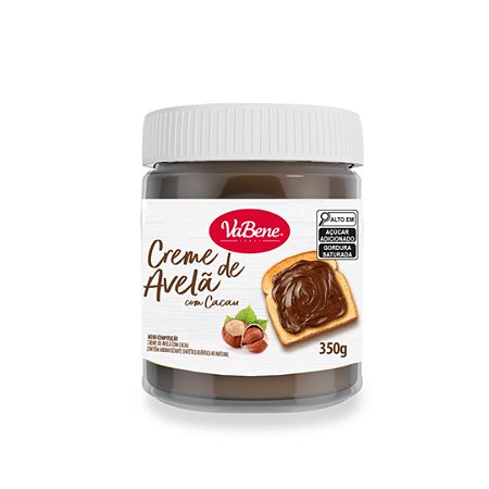 CREME DE AVELÃ C/ CACAU 350G VABENE