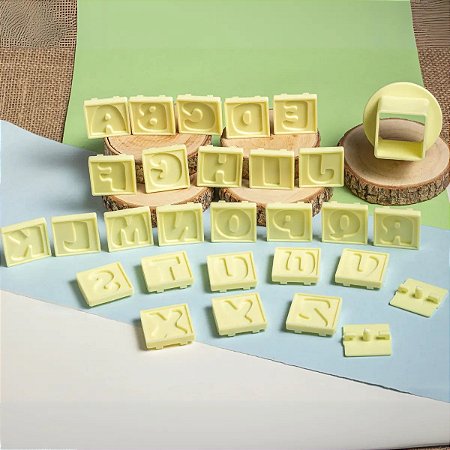 Moldes Ejetor Max Letras BlueStar p/ Doces Massas e Brigadeiros