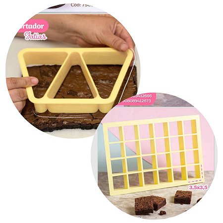CORTADOR DE BROWNIE POR ANA BROWNIE II BLUE STAR