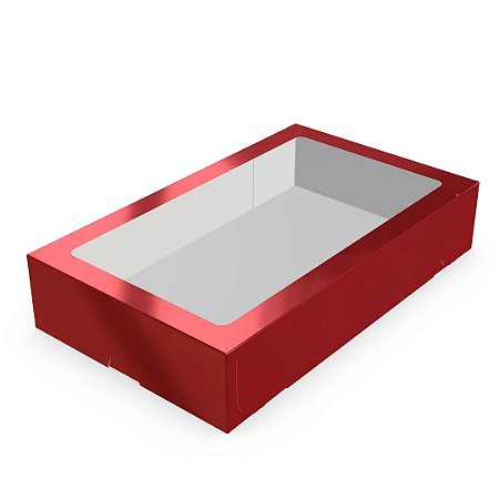 10 CAIXAS LAMIN. C/VISOR P/15 DOCES 4x20x12 VERM C4684 IDEIA