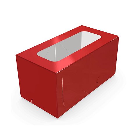 10 CAIXAS LAMIN. C/VISOR P/02 DOCES 4x8x4 VERM. C4677 IDEIA