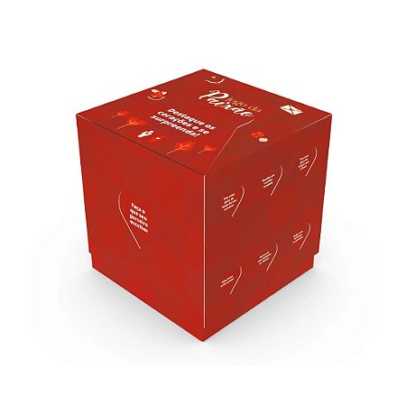 10 CAIXAS CUBO JOGO DA PAIXÃO 10,5X10X10CM C4939 IDEIA