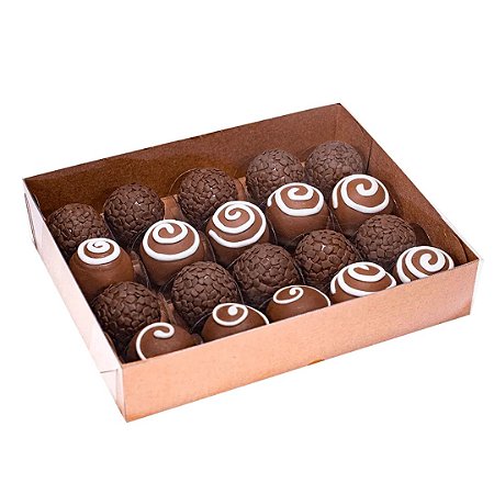 10 CAIXAS BASIC P/ 20 DOCES 4X20X16CM KRAFT C4666 IDEIA