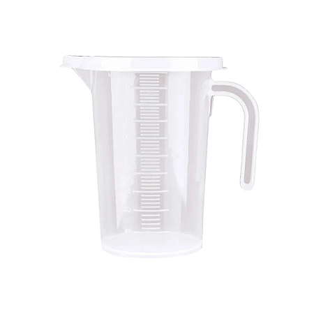 COPO MEDIDOR C/TAMPA 500ML - PLASTICO C/1 UN CROMUS