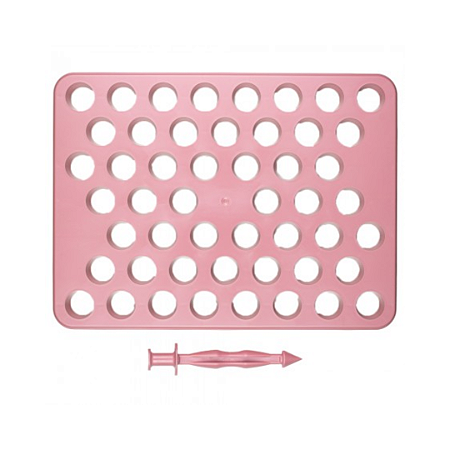 PLACA PORCIONADORA DE DOCES 15G ROSA BEBE BLUE STAR