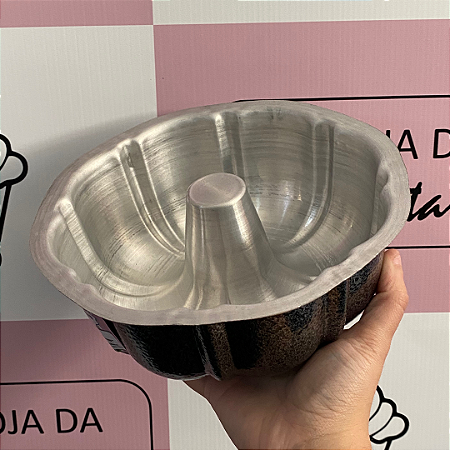 FORMA SUIÇA GOMADA 2M 15X18X7,5 CINZA CRAQUELADO DONA LELLA