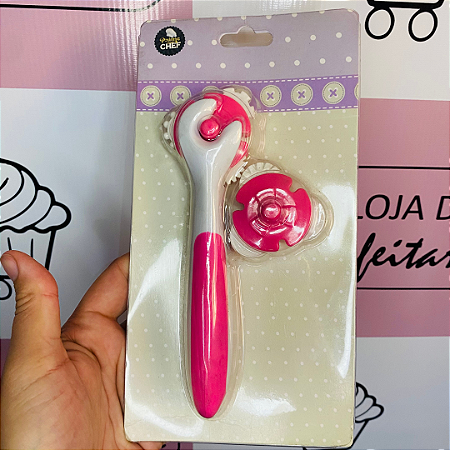 Carretilha Cortador e Marcador de Pasta Americana Prime Chef