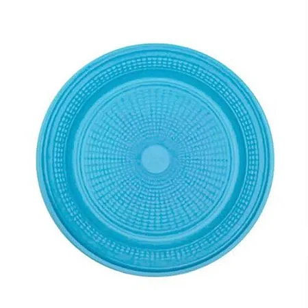 PRATO 15cm AZUL PCT C/10 UN. - PLASTIK