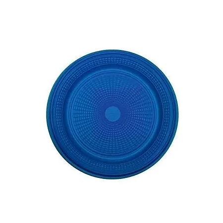 PRATO 15cm AZUL ESCURO PCT C/10 UN. - PLASTIK