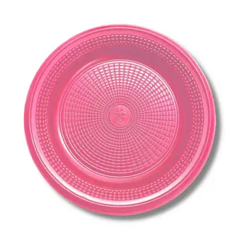 PRATO 15cm ROSA PCT C/10 UN. - PLASTIK