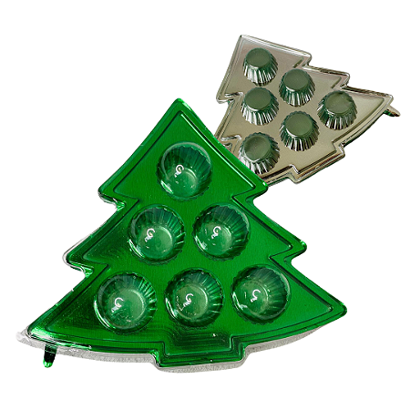 PÉ DE BRIGADEIRO ÁRVORE DE NATAL VERDE MET. PCT C/05 UN FLIP