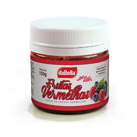 PASTA SABORIZANTE PURO SABOR FRUTAS VERMELHAS 150G DABELLA