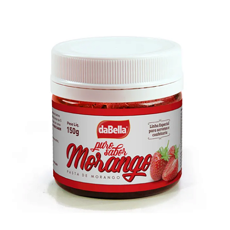 PASTA SABORIZANTE PURO SABOR MORANGO 150G DABELLA