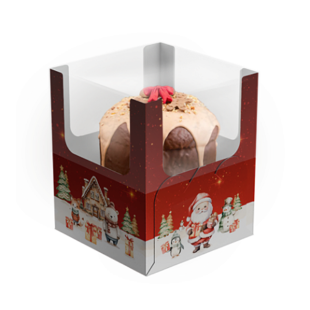 5 CAIXAS MINI PANETONE ENCANTO NATAL ENCANTADO C5190 IDEIA