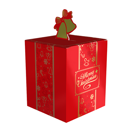 10 CAIXAS P/ DOCES POP UP NATAL CLASSICO C5130 IDEIA