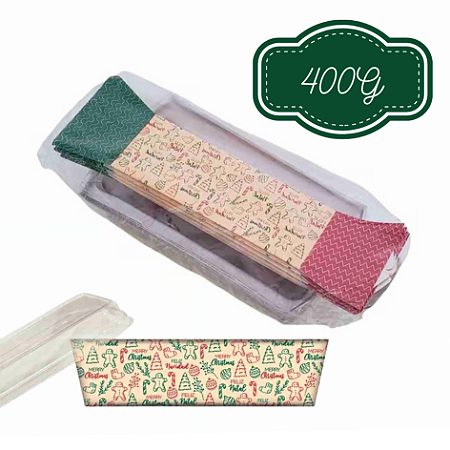 FORMA CASEIRINHO 400G NATAL C/TAMPA PCT C/05 UN ULTRAFEST