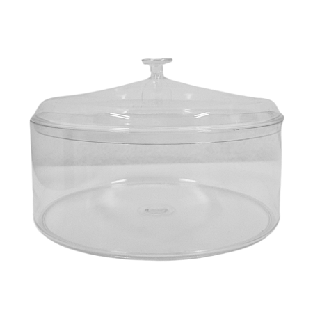 CAKE BOX PARIS REDONDA 2,200L TRANSPARENTE LSC TOYS