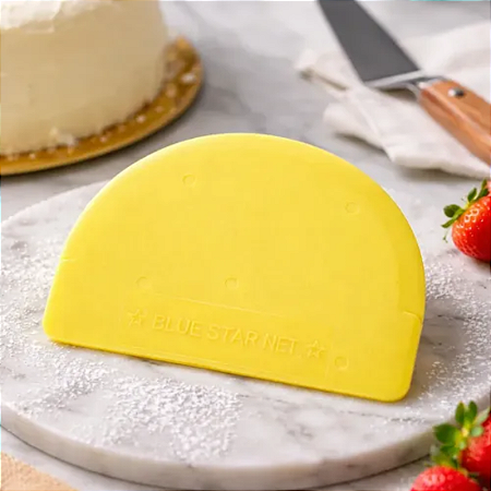 Espátula Meia Lua Amarela Blue Star