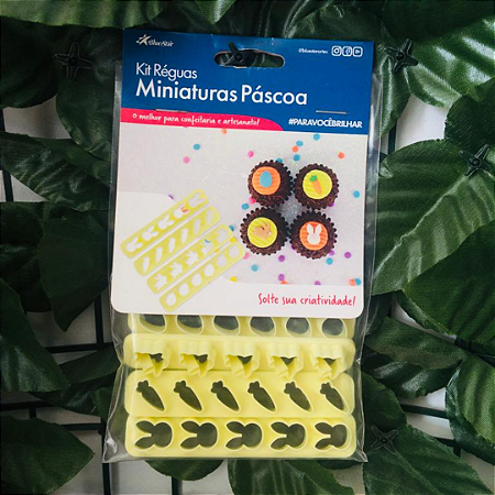 Cortador Páscoa Kit Réguas Miniaturas c/ 04 pcs Blue Star