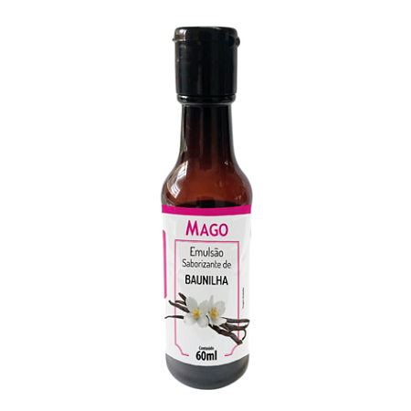 EMULSÃO SABORIZANTE DE  BAUNILHA 60ML MAGO