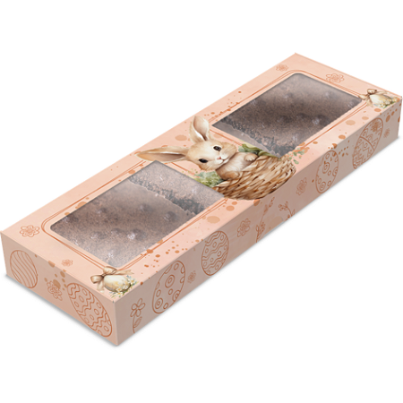10 CAIXAS P/ 03 BROWNIES - COELHINHO ENCANTADO C5421 IDEIA