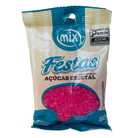 AÇÚCAR CRISTAL ROSA MELANCIA 80g
