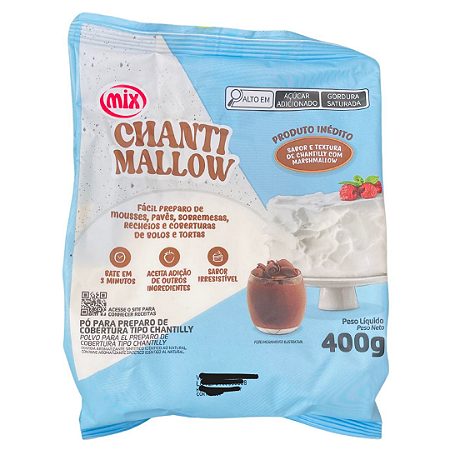 CHANTIMALLOW PÓ PARA PREPARO 400G MIX
