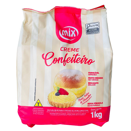 CREME DE CONFEITEIRO - MISTURA EM PÓ P/ PREPARO DE CREME CONFEITEIRO 1KG