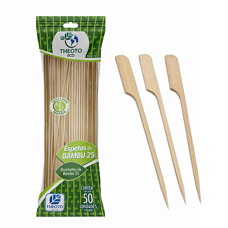 ESPETOS GOLF 15CM PCT C/  50 UN THEOTO