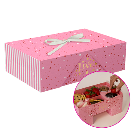 5 CAIXAS FONDUE C/ FITA - LOVE C5489 IDEIA