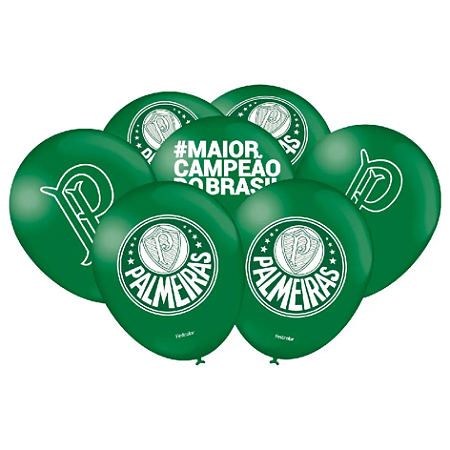 BALÃO VERDE PALMEIRAS 2023 PCT C/25 UN FESTCOLOR