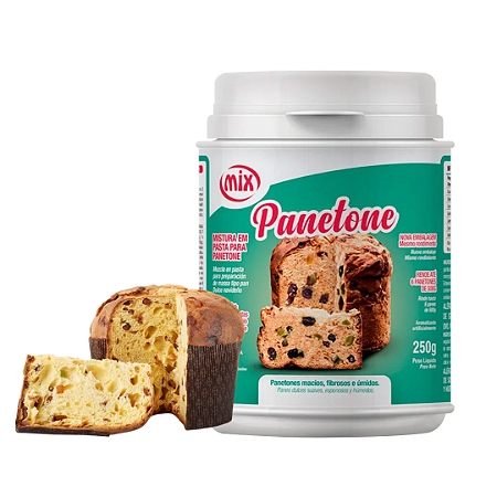MISTURA EM PASTA P/ PREPARO DE PANETONE 250G MIX