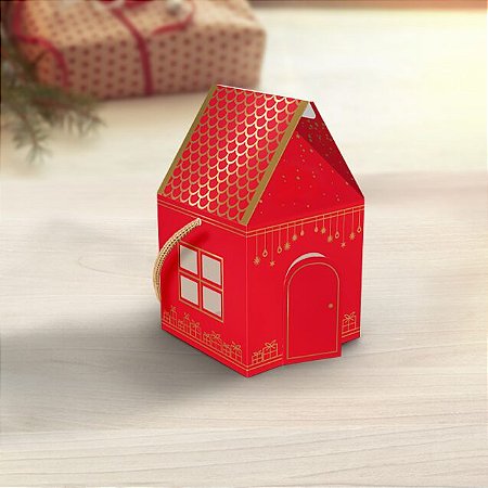 CAIXA PANETONE CASA NATAL LUZ PCT C/ 10 UN C5674 IDEIA