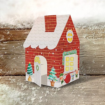 CASINHA P/ DOCES CONTO DE NATAL PCT C/ 10 UN C5628 IDEIA