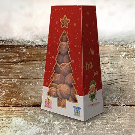 CAIXA PINHEIRO C/ VISOR CONTO DE NATAL PCT C/ 10 UN C5626 IDEIA