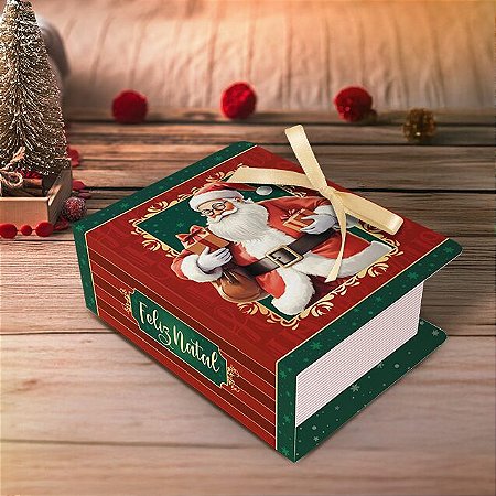 CAIXA LIVRO 04 DOCES NOEL PCT C/ 10 UN C5716 IDEIA