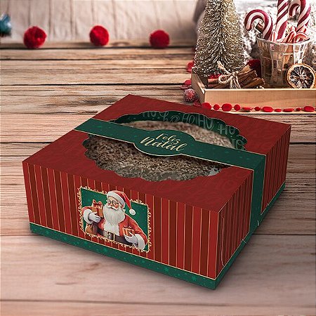 CAIXA BOLO GUIRLANDA NOEL PCT C/ 10 UN C5703 IDEIA