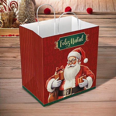 SACOLA NOEL PCT C/ 10 UN C5735 IDEIA
