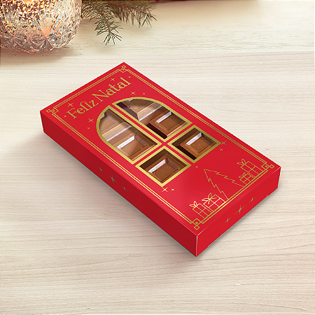 CAIXA TABLETE JANELA P NATAL LUZ PCT C/ 10 UN C5691 IDEIA