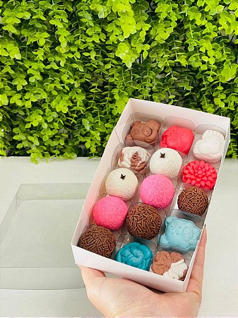 Caixa Essencial (15 DOCES) - Branco- Pct C/ 10 UN C5058 Ideia