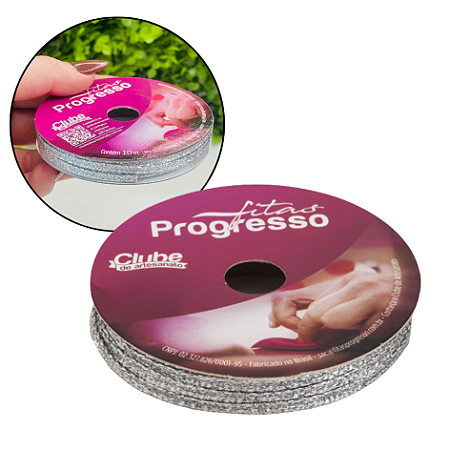 FITA SAE002 10mx4mm COR 218 PRATA FITAS PROGRESSO
