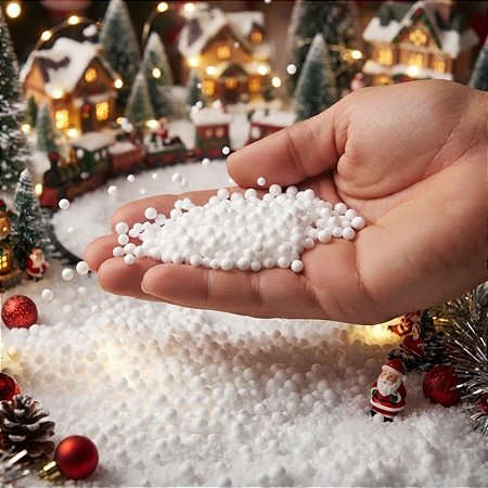 Bolinhas De Isopor Para Balão C/1un 18g Branco Ponto Das Festas