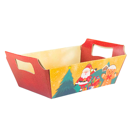 CESTINHA C/ 10- FELIZ NATAL LSC TOYS