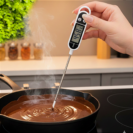 TERMÓMETRO DIGITAL CULINÁRIO SILVER